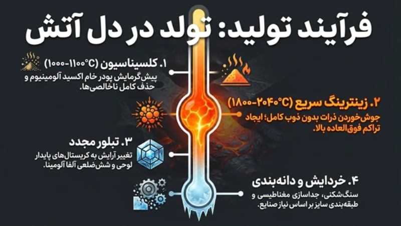 تولید آلومینای تبولار
