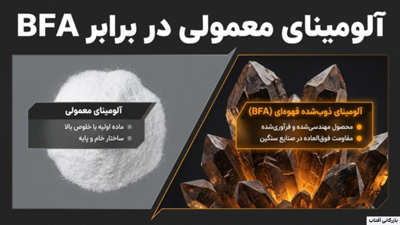 آلومینای ذوبی قهوه‌ای